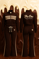 Chocolate & Burgundy Knitwear Set