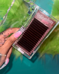 “Chocolate Fudge” Lash Trays